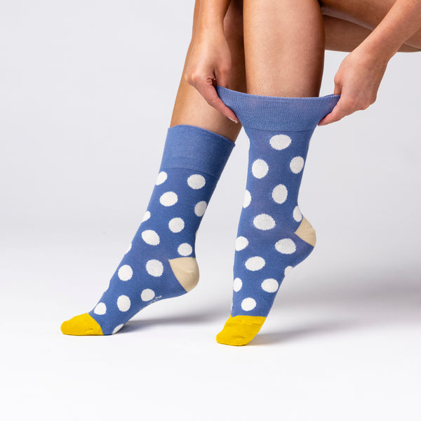3 paires de chaussettes en coton pour femme - Motif pois d'été