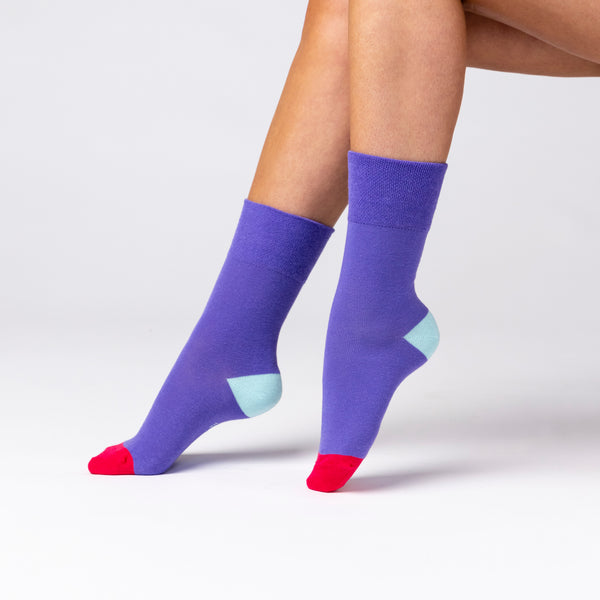 3 paires de chaussettes en coton pour femme - Chroma Portal