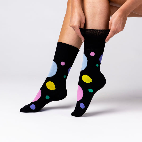 Lot de 3 paires de chaussettes en coton pour femme - Pastel Shower