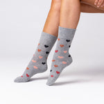 Charger l'image dans la galerie, 3 paires de chaussettes en coton pour femme - Reine de cœur