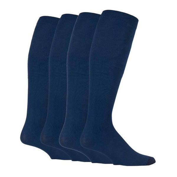 2 paires de chaussettes de compression énergisantes pour homme - Bleu marine
