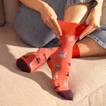 Load image into Gallery viewer, 3 Pairs Ladies Fun Feet Cotton Socks - I'm a Cat Person