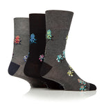 Charger l'image dans la galerie, Lot de 3 paires de chaussettes en coton RHS pour homme – Insectes