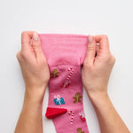 Charger l'image dans la galerie, Lot de 3 paires de chaussettes de Noël amusantes pour femme - Joyeux et lumineux