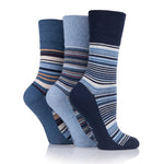 Charger l'image dans la galerie, 3 paires de chaussettes en coton pour femme – Intellect Navy/Denim
