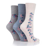 Load image into Gallery viewer, 3 Pairs Ladies Cotton Socks - Collector Neutral