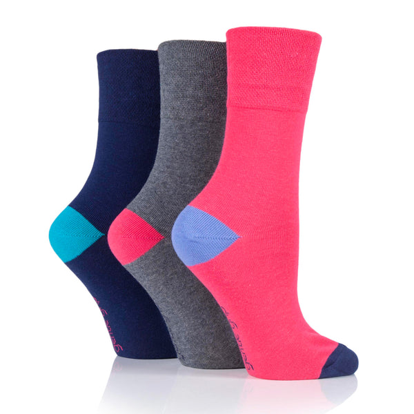 Lot de 3 paires de chaussettes Colourburst pour femme - Prisme de couleur