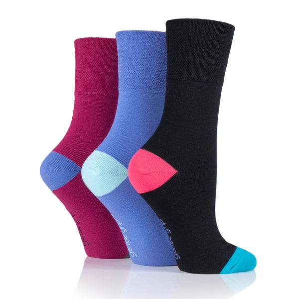 3 paires de chaussettes en coton pour femme - Chroma Portal