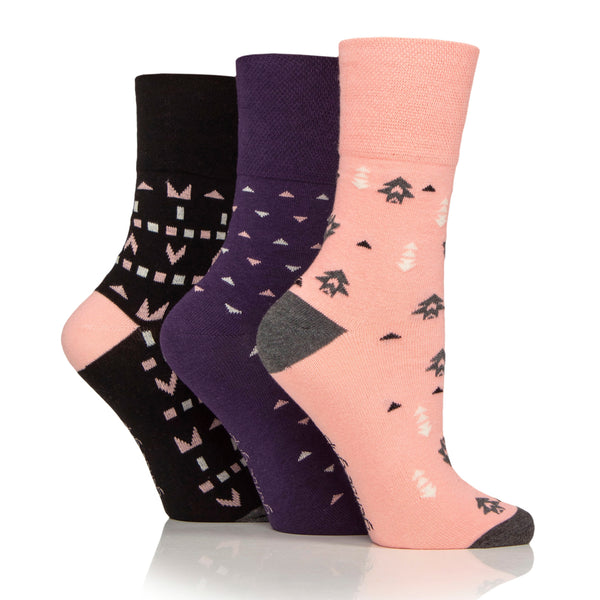 3 paires de chaussettes en coton pour femme - Bazaar