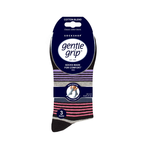 3 Pairs Ladies Cotton Socks - Dreamy Discovery