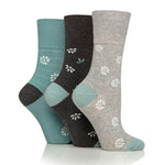 Charger l'image dans la galerie, 3 Pairs Ladies Cotton Socks - Daisy