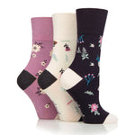 Charger l'image dans la galerie, 3 paires de chaussettes en bambou pour femme - Botanical Bloom