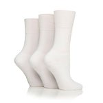 Load image into Gallery viewer, 3 Pairs Ladies Sports Socks - White