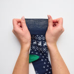 Load image into Gallery viewer, 3 Pairs Men's Fun Feet Christmas Socks - Fairisle