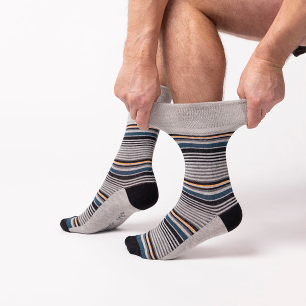 3 paires de chaussettes en coton pour homme - Deco Noir