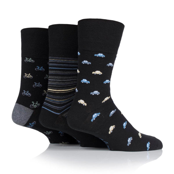 3 paires de chaussettes en coton pour homme - Transport