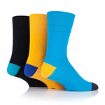 Load image into Gallery viewer, 3 Pairs Men's Colourburst Cotton Socks - Modern Hue