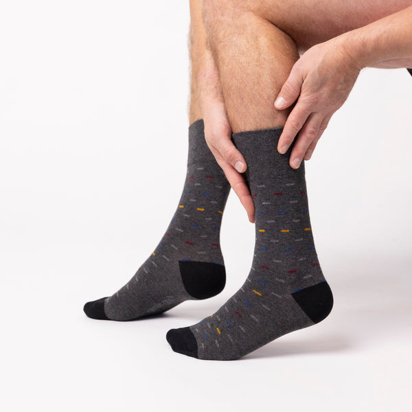 3 Pairs Men's Cotton Socks - Urban Lair