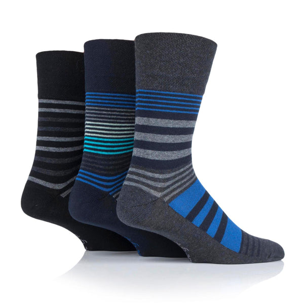 3 paires de chaussettes en coton pour homme – Linear Vision