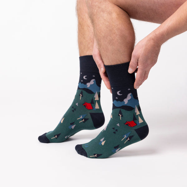 Lot de 3 paires de chaussettes en coton pour homme - Sous les étoiles