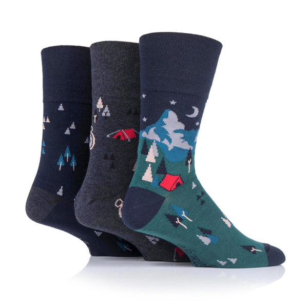 Lot de 3 paires de chaussettes en coton pour homme - Sous les étoiles