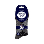 Charger l'image dans la galerie, Lot de 3 paires de chaussettes homme en coton à motif losanges – Leven noir/anthracite