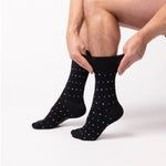 Charger l'image dans la galerie, Lot de 3 paires de chaussettes Concerto en coton pour homme - Noir