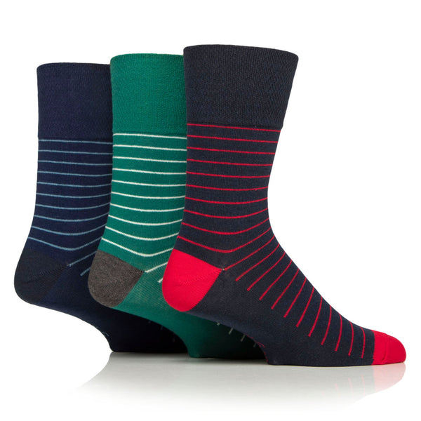 3 paires de chaussettes en coton pour homme - Compass