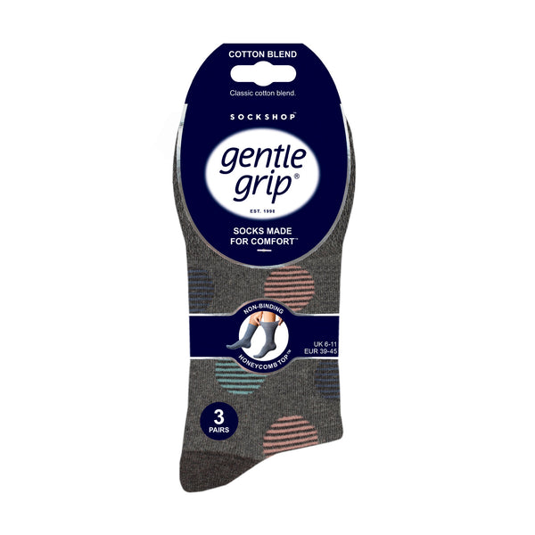 3 Pairs Men's Cotton Socks - Cosmic Neutral