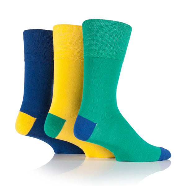 Lot de 3 paires de chaussettes en coton pour homme, motif coloré - Loisirs
