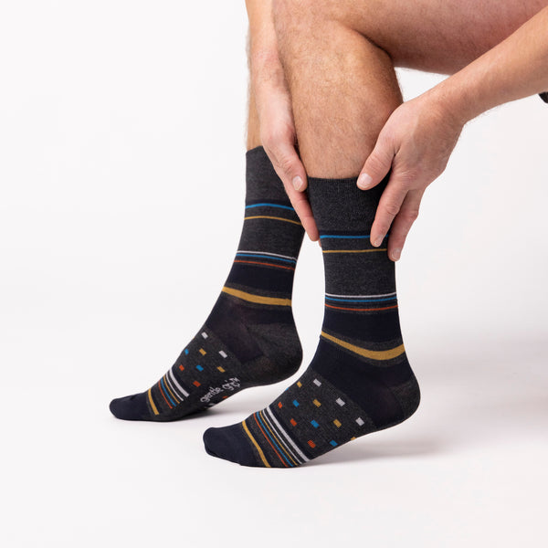 3 paires de chaussettes en bambou pour homme – Mustard Metropolis