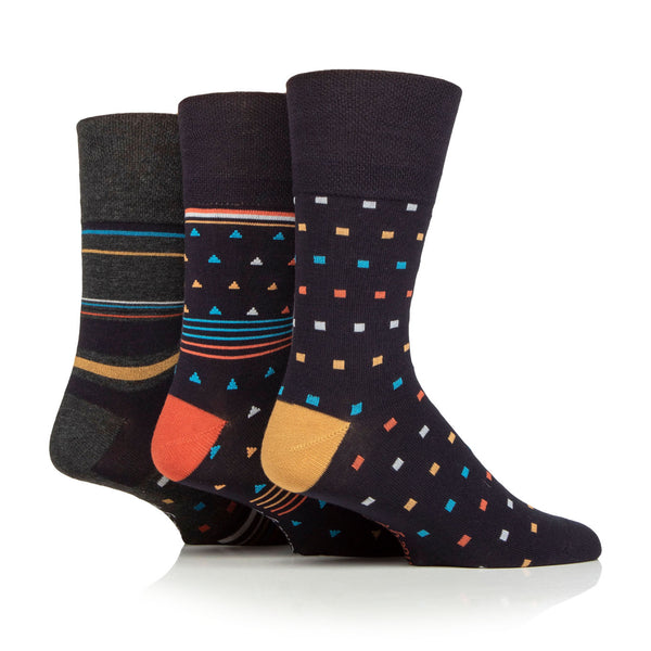 3 paires de chaussettes en bambou pour homme – Mustard Metropolis