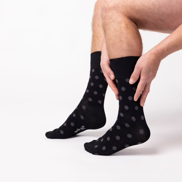 3 paires de chaussettes en bambou pour homme – Monochrome Eclipse