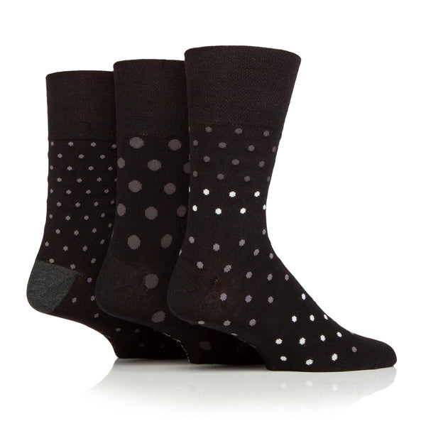 3 paires de chaussettes en bambou pour homme – Monochrome Eclipse