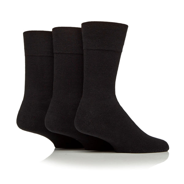 3 paires de chaussettes de sport pour homme - Noir