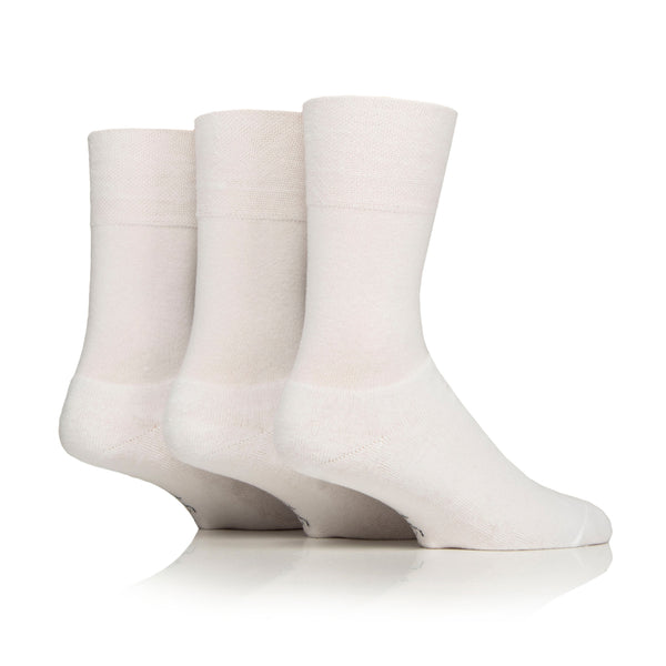 3 paires de chaussettes de sport pour homme - Blanches