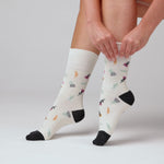 Charger et lire la vidéo dans la visionneuse de la Galerie, 3 paires de chaussettes en bambou pour femme - Botanical Bloom