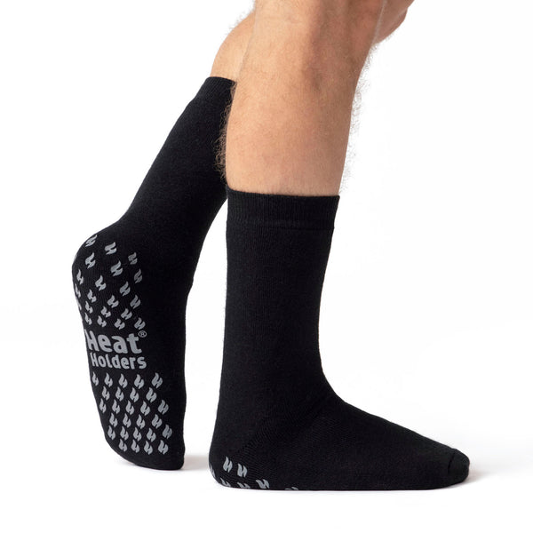 1 paire de chaussettes thermiques Raynaud pour homme - Noires