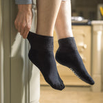 Charger l'image dans la galerie, 3 paires de chaussettes coussinées pour diabétiques - Noires