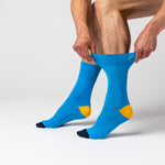 Load image into Gallery viewer, 3 Pairs Men&#39;s Colourburst Cotton Socks - Modern Hue
