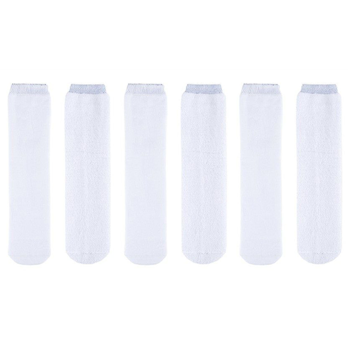 Lot de 6 chaussettes prothétiques - Blanches