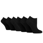 Charger l'image dans la galerie, 6 paires de chaussettes d'entraînement pour diabétiques pour femmes - Noir
