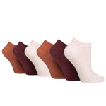 Charger l'image dans la galerie, 6 paires de chaussettes d'entraînement pour femmes diabétiques - Mélange terre cuite
