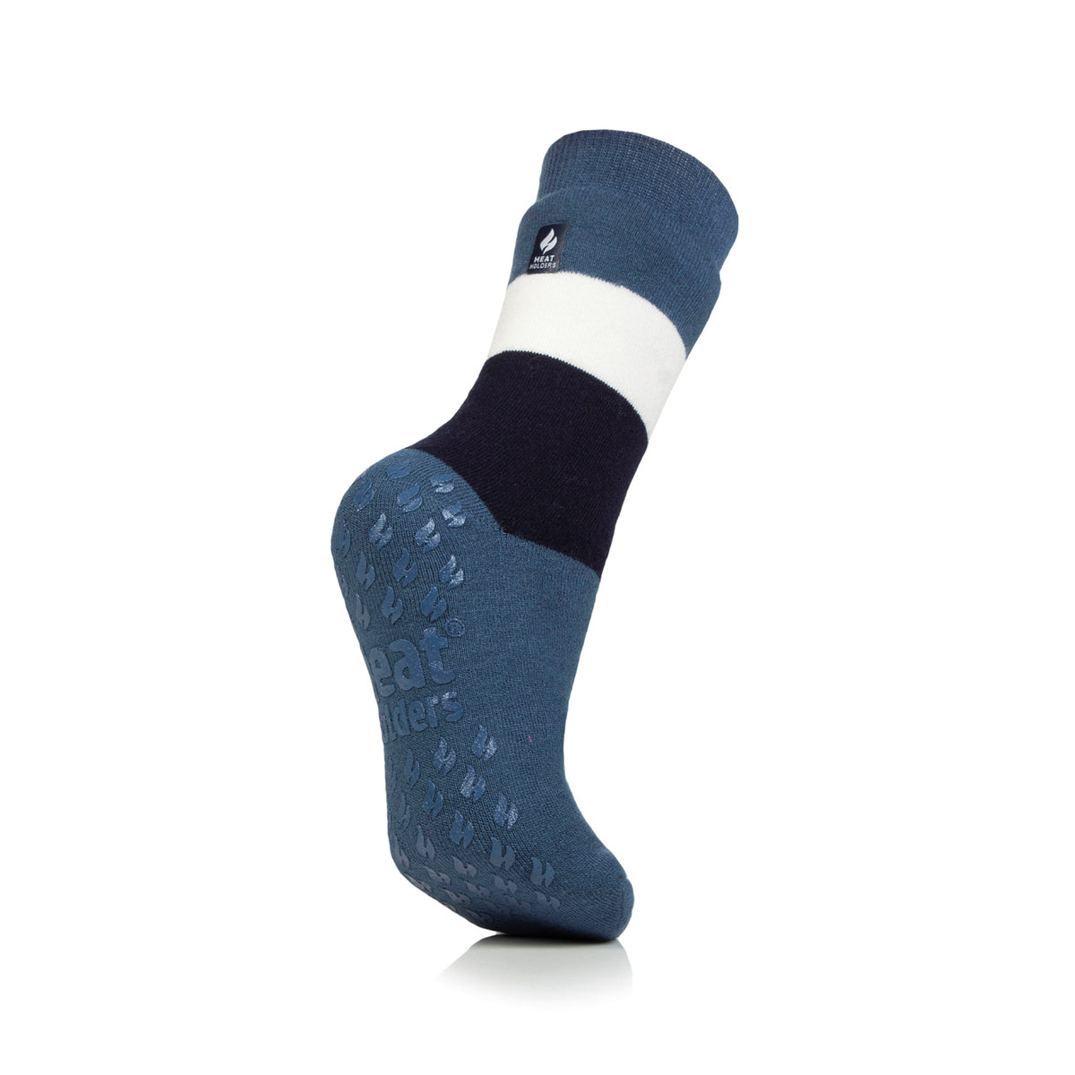 1 paire de chaussettes thermiques Raynaud pour femme - Denim