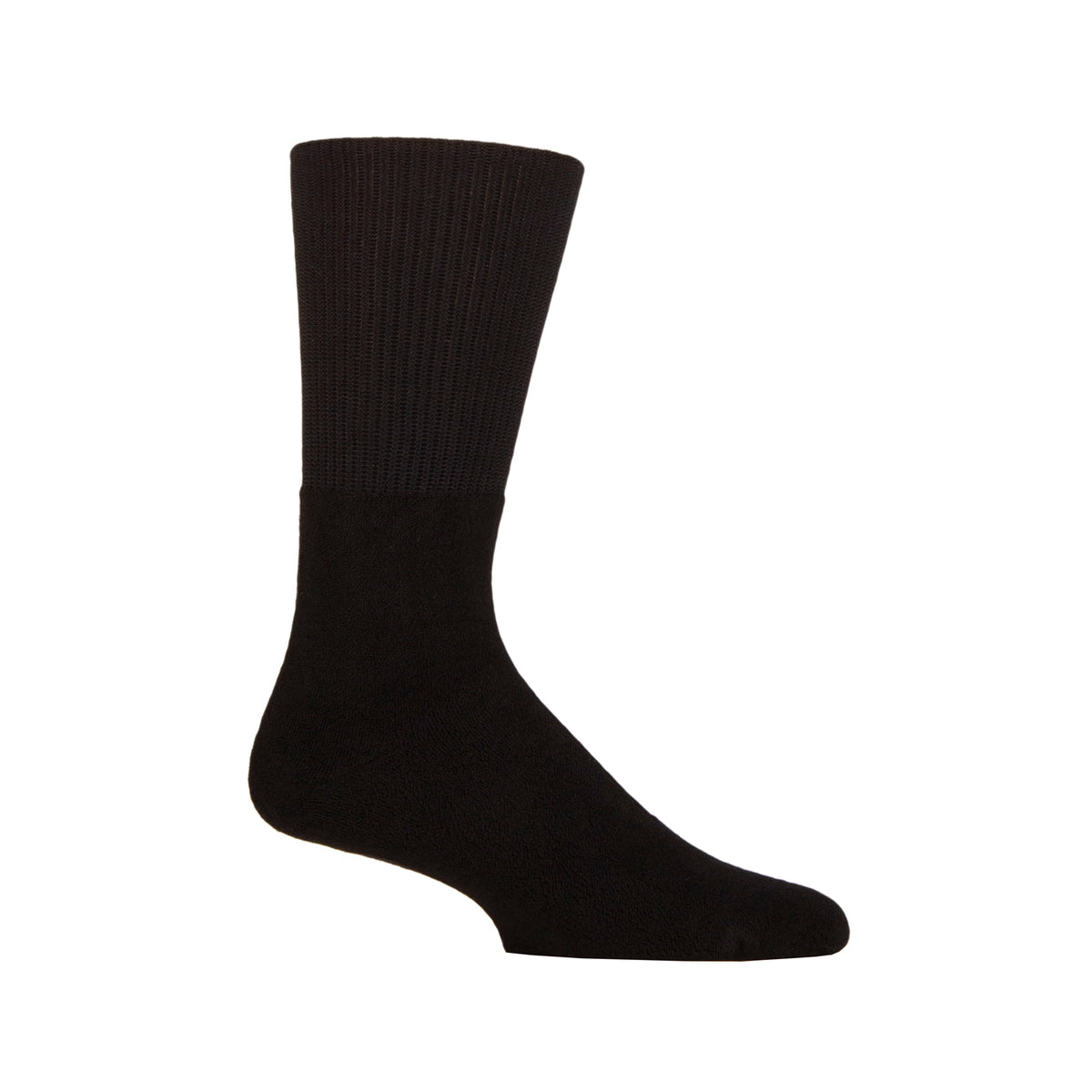 1 paire de chaussettes noires à l'envers
