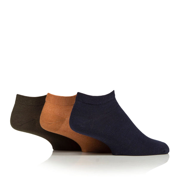 Lot de 6 paires de chaussettes d'entraînement BigFoot pour diabétiques pour homme - Mélange ocre