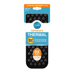 Charger l&#39;image dans la galerie, 1 paire de chaussettes thermiques Raynaud pour homme - Rayures noires
