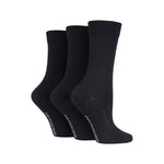 Charger l&#39;image dans la galerie, 3 paires de chaussettes rafraîchissantes PermaCool - Noir
