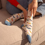 Load image into Gallery viewer, 3 Pairs Ladies Fun Feet Cotton Socks - I&#39;m a Dog Person
