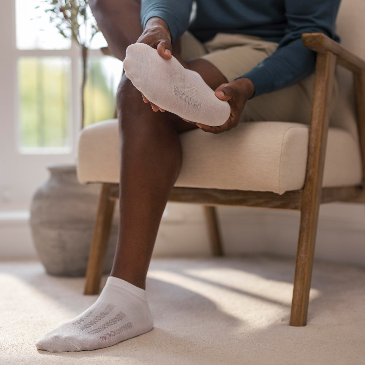 3 paires de chaussettes rafraîchissantes PermaCool - Blanches